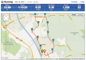 11km hardlopen