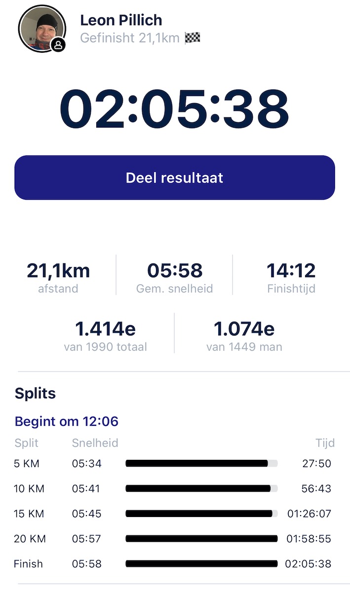 Stevensloop 2022 Halve Marathon De kortste weg is zelden de leukste